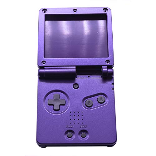 Xingsiyue Reemplazo Lleno Housing Cáscara Cubrir Caso Piezas de Reparación Set w/Lente&Destornillador para Nintendo Gameboy Advance SP GBA SP Consola