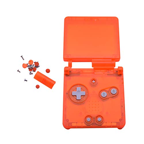 Xingsiyue Reemplazo Transparente Claro Lleno Housing Cáscara Caso Piezas de Reparación para Nintendo Gameboy Advance SP GBA SP Consola