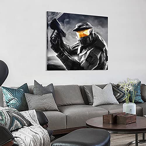 XIONGJIE Halo Combat Evolved Anniversary Poster Pintura decorativa lienzo arte de la pared de la sala de estar carteles pintura dormitorio 50 × 50 cm