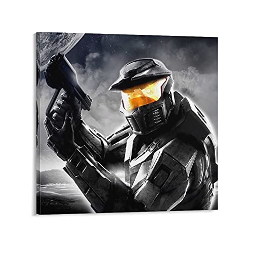 XIONGJIE Halo Combat Evolved Anniversary Poster Pintura decorativa lienzo arte de la pared de la sala de estar carteles pintura dormitorio 50 × 50 cm