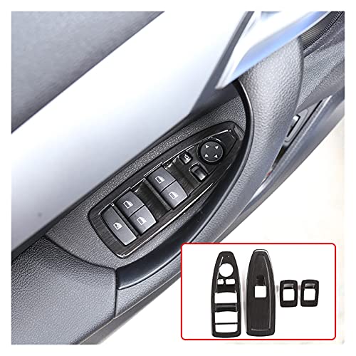 xiuxiu 4 Piezas Lhd Y RHD Adecuado BMW X1 F48 2015 2016 2 0i 25i 25le 2016-2019 Ventana de la Ventana Swtich Button Frame Fit Fit for X2 F47 2018 2019