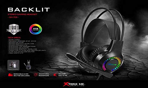 Xtrike Me Dream My Life GH-709 - Headphones Black