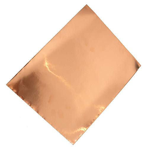 Xuulan Xianglaa-Placa de Metal pequeña 1 Paquete de Hoja Cinta autoadhesiva Cinta de Cobre Slug y Barrera de Caracol 30cm × 20cm, Reparaciones eléctricas