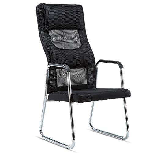 XY&CF Silla de Ordenador, Silla de Oficina, Sillón, Silla ergonómica, con reposacabezas y Soporte Lumbar, montado Completamente