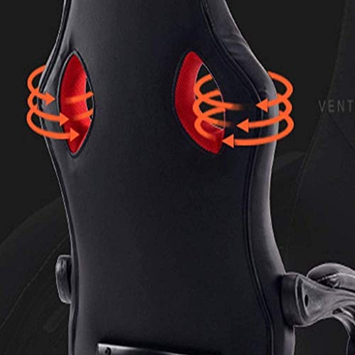 YAMMY Silla de Oficina Silla para Juegos Silla de Oficina Respaldo Alto Computadora Música Silla para Videojuegos Respaldo Ajustable Aleación de Aluminio Tarifa (Silla para Juegos)