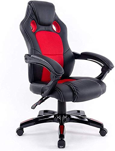 YAMMY Silla de Oficina Silla para Juegos Silla de Oficina Respaldo Alto Computadora Música Silla para Videojuegos Respaldo Ajustable Aleación de Aluminio Tarifa (Silla para Juegos)