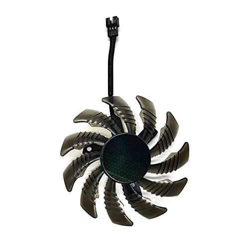 YANGQI yaoqijie 3pcs 3Pin 75mm T128010SM PLD08010SM PLD08010S12H GTX970 VGA GPU Fan De Cooler para Gigabyte GTX 970 Windforce G1 Tarjetas Gráficas como Reemplazo Lasting