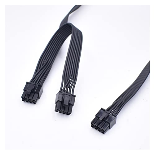 YANGQI yaoqijie 5pcs / Lote 8pin a Dual Pci Express 8Pin (6 + 2) Cable de alimentación Pin 8 Pin 1 a 2 Spliter Compatible con Corsair TX850M RM1000 Modular PSU Lasting (Cable Length : 0.8m)