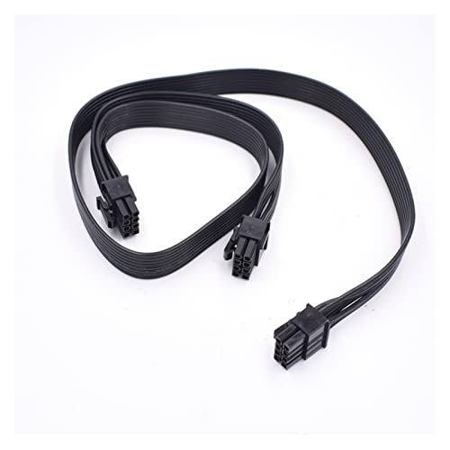 YANGQI yaoqijie 5pcs / Lote 8pin a Dual Pci Express 8Pin (6 + 2) Cable de alimentación Pin 8 Pin 1 a 2 Spliter Compatible con Corsair TX850M RM1000 Modular PSU Lasting (Cable Length : 0.8m)