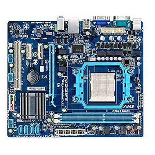 YAOUFBZ Fit for Gigabyte GA-M68MT-S2 GA-M68MT-S2P Placa Base de Escritorio 630A Socket AM3 DDR3 8G M68MT-S2 M68MT-S2P Placa Base USB2.0 VGAPlaca Base de computadora de Escritorio