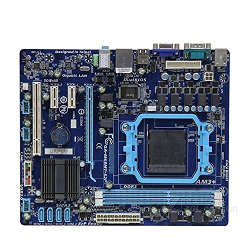 YAOUFBZ Fit for Gigabyte GA-M68MT-S2 GA-M68MT-S2P Placa Base de Escritorio 630A Socket AM3 DDR3 8G M68MT-S2 M68MT-S2P Placa Base USB2.0 VGAPlaca Base de computadora de Escritorio