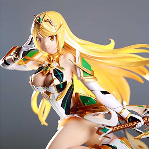 YEARGER Xenoblade Chronicles 2: Mythra 1/7 Proporción Personaje Modelo 3D PVC Material Figura De Acción Anime Regalos Juguetes
