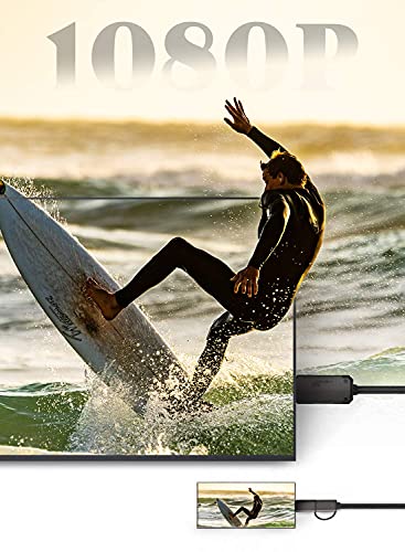 YEHUA USB C a HDMI Cable, 2 en 1 Micro USB a HDMI Adaptador 1080P MHL a HDMI para Todos los Teléfonos/Tabletas Android/a TV/Proyector/Monitor(6.6ft)