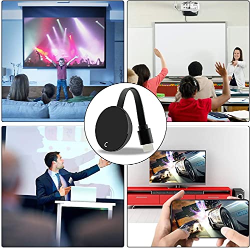 YEHUA Wireless WiFi Display Dongle HDMI 1080P WiFi Display Receiver Soporte Miracast Airplay DLNA por iOS / Android / Smartphone para PC / TV / Monitor / Proyector