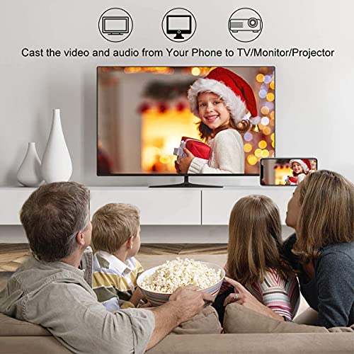 YEHUA Wireless WiFi Display Dongle HDMI 1080P WiFi Display Receiver Soporte Miracast Airplay DLNA por iOS / Android / Smartphone para PC / TV / Monitor / Proyector