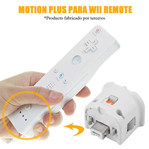 YFisk Motion Plus para Wii Remote, 2 Pack Motion Plus de Repuesto para Mando Wii Nintend Adaptadores Incorporado Sensor de Movimiento Compatible con Juegos Wii Sports Dispositivo de Precisión