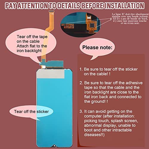 YHX-OU TFT-LCD + pantalla digital para Samsung Galaxy J5 (2017) J530 SM-J530F (negro)