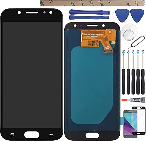 YHX-OU TFT-LCD + pantalla digital para Samsung Galaxy J5 (2017) J530 SM-J530F (negro)