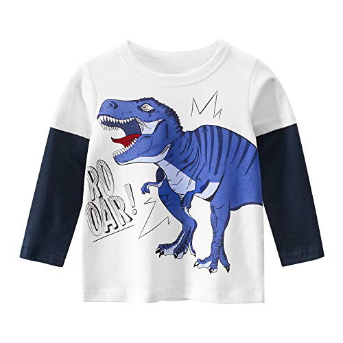 Yilaku sudaderas fortnite niño conjunto deporte niño 2piezas disfraz de dinosaurio niño sudaderas camiseta fornite+pantalon chandal ropa niño （Dinosaurio azul，8-9 años）