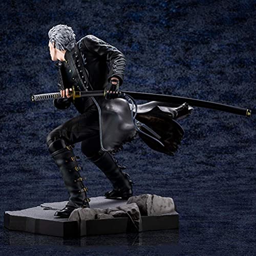 YLJXXY Devil May Cry 5 Figuras De Acción Coleccionables,Vergil Anime Estatua De Modelo, 1/8 PVC Ambiental Protección Materiales Hecho A Mano Adornos Regalo