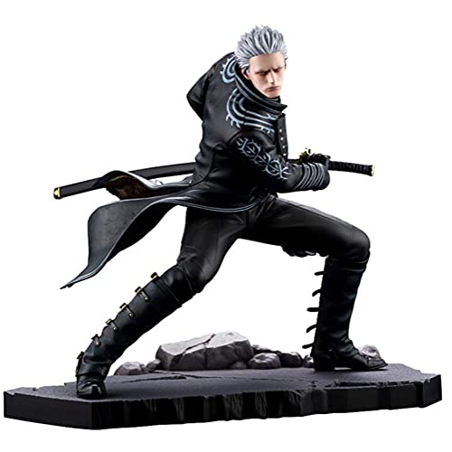 YLJXXY Devil May Cry 5 Figuras De Acción Coleccionables,Vergil Anime Estatua De Modelo, 1/8 PVC Ambiental Protección Materiales Hecho A Mano Adornos Regalo