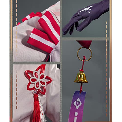 YLJXXY Disfraz de Cosplay Naraka Bladepoint, Disfraz de Anime, Disfraz de Cosplay, Disfraz de Fiesta de Navidad, Conjunto Completo para niñas y Mujeres, M