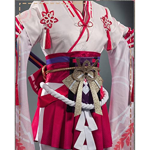 YLJXXY Disfraz de Cosplay Naraka Bladepoint, Disfraz de Anime, Disfraz de Cosplay, Disfraz de Fiesta de Navidad, Conjunto Completo para niñas y Mujeres, M