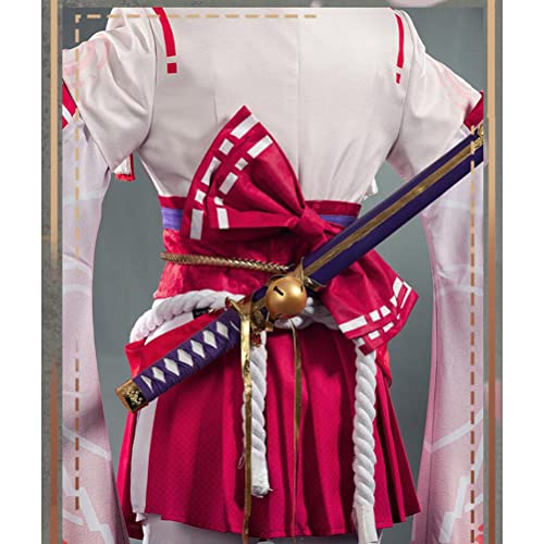 YLJXXY Disfraz de Cosplay Naraka Bladepoint, Disfraz de Anime, Disfraz de Cosplay, Disfraz de Fiesta de Navidad, Conjunto Completo para niñas y Mujeres, M