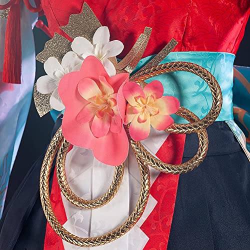 YLJXXY Naraka: Bladepoint Traje de Cosplay Naraka Hutao Conjunto Completo de Traje de Cosplay, Ropa de Cosplay de Anime, Disfraz de Halloween, XL
