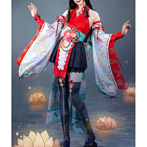 YLJXXY Naraka: Bladepoint Traje de Cosplay Naraka Hutao Conjunto Completo de Traje de Cosplay, Ropa de Cosplay de Anime, Disfraz de Halloween, XL