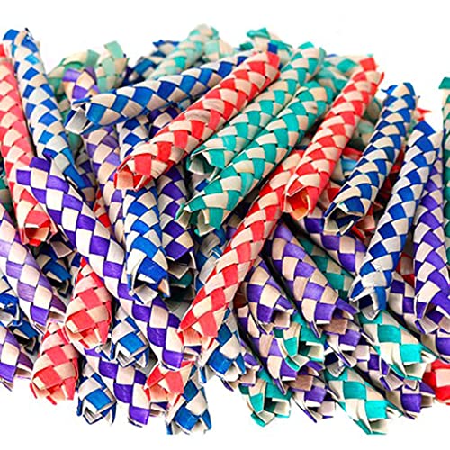 YO-HAPPY Juguetes para pájaros, Juguete para Tirar de Espuma, para rasgar, Loro, triturar, Masticar, Jaula Colorida para Bricolaje, Juguetes para Budgie Finch Cockatiel Quaker