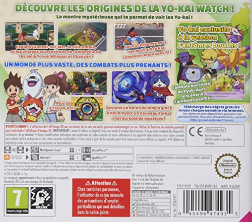 Yo-Kai Watch 2 : Fantômes Bouffis [Importación francesa]