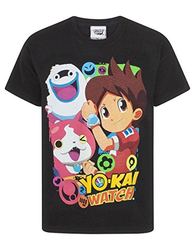Yo Kai Watch Camiseta de Chico de Personajes (3-4 Years)
