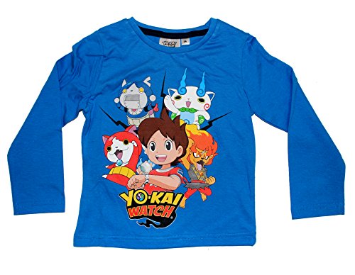 Yo-Kai Watch - Camiseta de manga larga (98 - 3 años), color azul