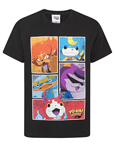 Yo Kai Watch Character Panels Boy's T-Shirt (3-4 Years)