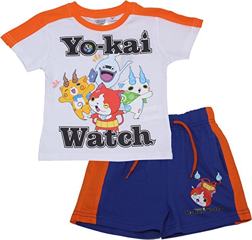 YO-KAI WATCH - Pijama dos piezas - para niño blanco blanco