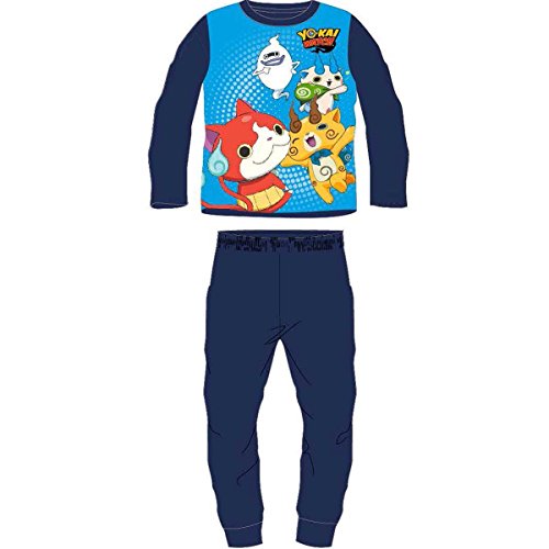 Yo Kai watch - Pijama polar (2 piezas), color azul marino azul marino 5 Años