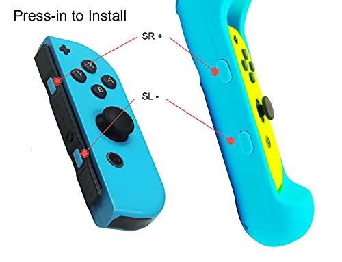 YOMADFUN Espada Maestra Grip para The Legend of Zelda Skyward Sword HD, Switch Espada Maestra Controlador de Juego para Joy-con Mandos Grip para Switch, Negro