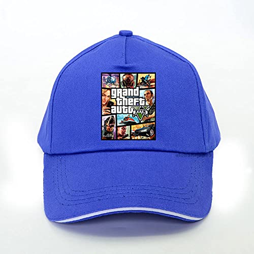 Yooci Gorras De Hombre Theft AutoV5 Gorras de béisbol Juego GTA 5 Fans Gorra de Hip-Hop Moda gta5 Hombres Snapback Hat Trucker Hat
