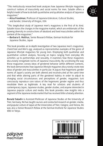 Young Men and Masculinities in Japanese Media: (Un-) Conscious Hegemony