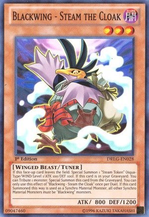 Yu-Gi-Oh! - Blackwing - Steam the Cloak (DRLG-EN028) - Dragons of Legend - 1st Edition - Super Rare by Yu-Gi-Oh!