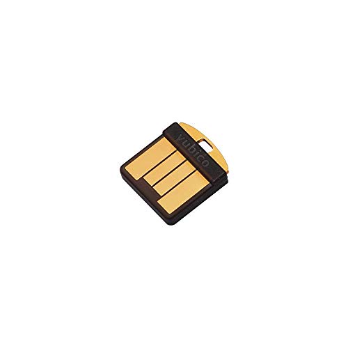 Yubico YubiKey 5 Nano - Two Factor Authentication Security Key - Black - USB-A