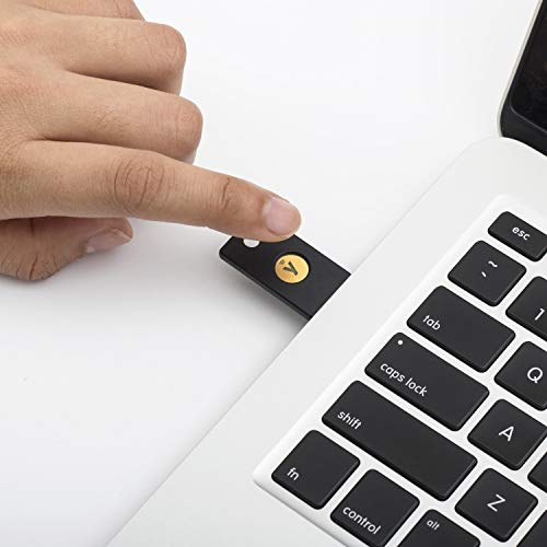 Yubico YubiKey 5 NFC, 2 Pasos de autenticación USB y NFC Security Key, Compatible con Puertos USB-A y Dispositivos móviles NFC, Protege Sus Cuentas en línea con más Que una contraseña