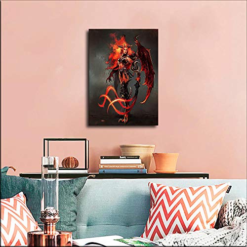 YuHui Heroes of Might and Magic Canvas Art Póster y arte de pared, impresión moderna para dormitorio familiar, Sin marco, 12x18inch