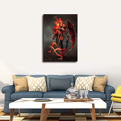 YuHui Heroes of Might and Magic Canvas Art Póster y arte de pared, impresión moderna para dormitorio familiar, Sin marco, 12x18inch