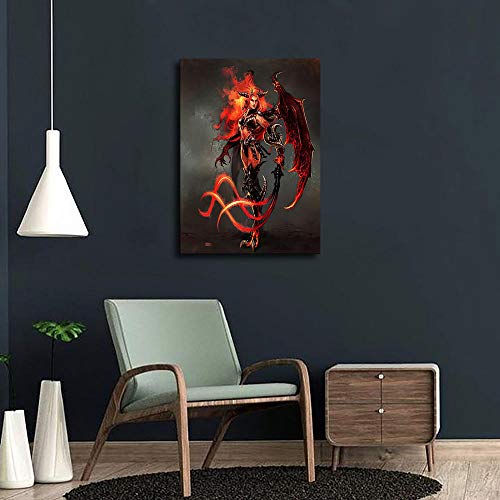 YuHui Heroes of Might and Magic Canvas Art Póster y arte de pared, impresión moderna para dormitorio familiar, Sin marco, 12x18inch