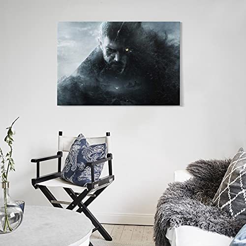 YUIKAI Póster de Resident Evil 8 Village Chris Redfield 9 - Lienzo decorativo para pared, diseño de cuadros, 30 x 45 cm