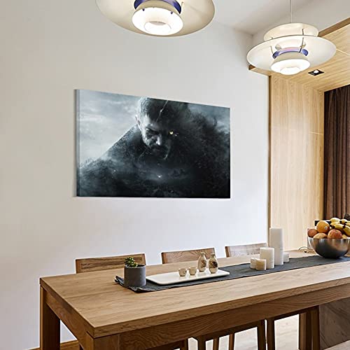 YUIKAI Póster de Resident Evil 8 Village Chris Redfield 9 - Lienzo decorativo para pared, diseño de cuadros, 30 x 45 cm