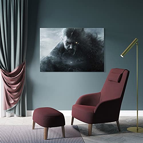 YUIKAI Póster de Resident Evil 8 Village Chris Redfield 9 - Lienzo decorativo para pared, diseño de cuadros, 30 x 45 cm