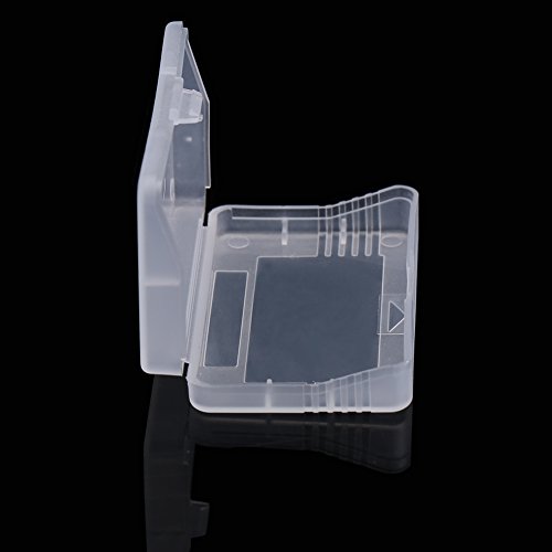 Yunir 10Pcs Cartridge Case para GBA, 6.5 * 4 * 0.8cm Transparente ABS Anti Dust Cover Game Game para Nintendo Game Boy Advance GBA
